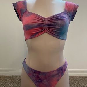 Pink and purple galaxy set